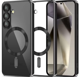 samsung Galaxy S25 Fe Magflex Magsafe Galinis Dėklas - Juodas