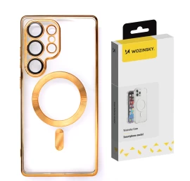 samsung Galaxy S25+ Galvanizuotas Galinis Dėklas Su magsafe - Auksinis