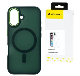samsung Galaxy S25 Ultra Fashion Case Magsafe Galinis Dėklas - žalias