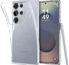 samsung Galaxy S25 Ultra Liquid Crystal Dangtelio įmautė - Skaidri Ir Brokuota