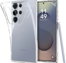 samsung Galaxy S25 Ultra Liquid Crystal Dangtelio įmautė - Skaidri