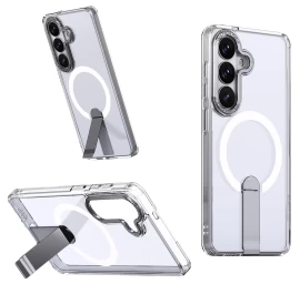 „samsung Galaxy S26 Plus“ Dėklas Su Stovu „hybrid Armor X Magsafe“ – Skaidrus