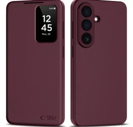 samsung Galaxy S26 Smart Wallet Dėklas - Bordo Spalvos