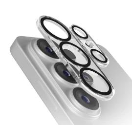 samsung Galaxy S26 Ultra Galinės Kameros Apsauginis Stiklas Su Juodu Rėmeliu