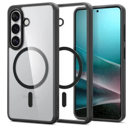 samsung Galaxy S26+ Ultra Hybrid Magsafe Dėklas - Skaidrus-juodas