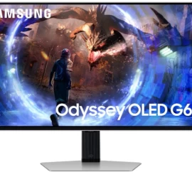 Samsung Ls27dg600suxen Monitorius (27&amp;quot; /oled /360hz /2560 X 1440 / Juodai Sidabrinis)