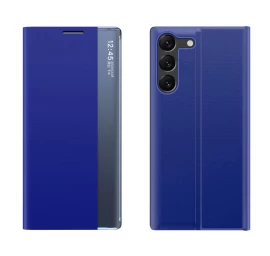 Samsung S24 Dėklas Su Magnetiniu Atvartu New Sleep View Case Blue
