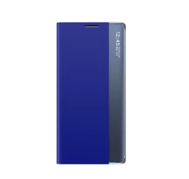 samsung S24 Ultra Dėklo Dangtelis Su Magnetiniu Atvartu New Sleep View Case Blue.