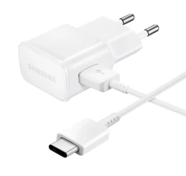 samsung Usb-a 15 W Tinklo įkroviklis Su Usb-a - Usb-c Kabeliu - Baltas