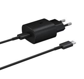 samsung Usb-c 25 W Tinklo įkroviklis Su Usb-c Kabeliu - Juodas