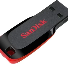 Sandisk Cruzer Blade 32gb (32 Gb /usb 2.0 / Juoda Ir Raudona )