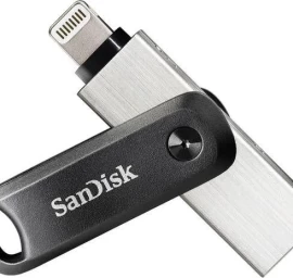 Sandisk Ixpand Go 128 Gb (128 Gb /usb 3.0 / Juoda Ir Sidabrinė)