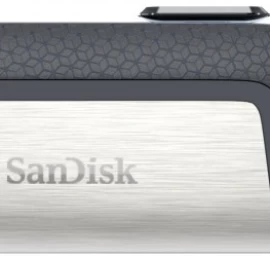 Sandisk Ultra Dual Drive (256 Gb / Sidabriškai Pilkas )