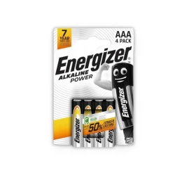 Šarminė baterija LR03 (AAA, E92) 1.5V Alkaline Power Energizer, 4 vnt.