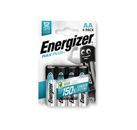Šarminė baterjia LR6 (AA) EP91 1.5V 3000mAh MAX plus Energizer, 4 vnt.