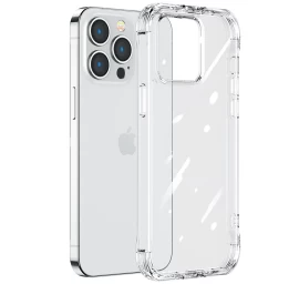 šarvuotas Dėklas iphone 14 Pro Max Su Kabliuku Ir Kilpa Tvirtinamu Stovu Skaidrus