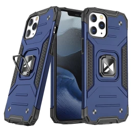 šarvuotas Dėklas + Magnetinis Laikiklis Iphone 13 Pro Max Ring Armor Blue