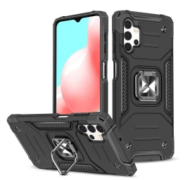 šarvuotas Dėklas + Magnetinis Laikiklis Samsung Galaxy A13 5g Ring Armor Juodas