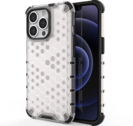 šarvuotas Dėklas Su Geliniu Rėmeliu iphone 13 Pro, Skaidrus