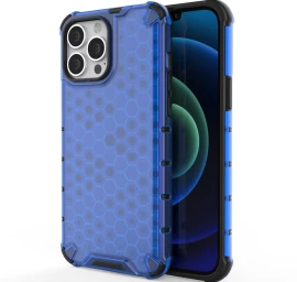 šarvuotas Dėklas Su Gelio Rėmeliu iphone 13 Pro Max Mėlynos Spalvos