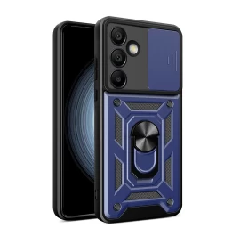 šarvuotas Dėklas Su Kameros Dėklu, Skirtas samsung Galaxy A56 Hybrid Armor Camshield - Mėlynas