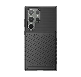 šarvuotas Dėklas Thunder Case, Skirtas Samsung Galaxy S24 Ultra - Juodas