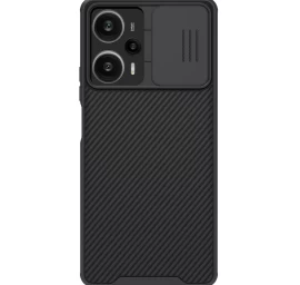 šarvuotas Dėklas xiaomi Redmi Note 12 Turbo / xiaomi Poco F5 Su Kameros Dangteliu nillkin Camshield Pro Case - Juodas