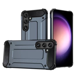 šarvuotas Hibridinis Dėklas samsung Galaxy S25 Hybrid Armor - Mėlynas