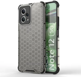 šarvuotas Hibridinis Dėklas, Skirtas Xiaomi Redmi Note 12 5g / Poco X5 5g Honeycomb Black