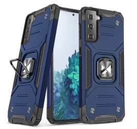 šarvuotas Hibridinis Dėklas Su Magnetiniu Laikikliu samsung Galaxy S22+ Ring Armor - Mėlynas