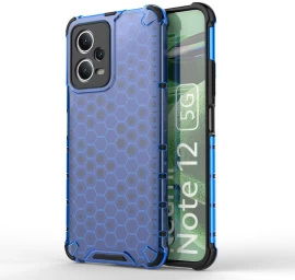 šarvuotas Hibridinis Dėklas xiaomi Redmi Note 12 5g / poco X5 5g Honeycomb Blue