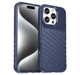 šarvuotas Silikoninis Dėklas Iphone 16e Thunder Case - Mėlynas