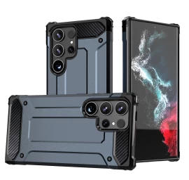 šarvuotas Sustiprintas Dėklas Samsung Galaxy S24 Ultra Hybrid Armor Blue
