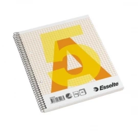 Sąsiuvinis su spirale Esselte, A5/70, langeliais, minkštas viršelis