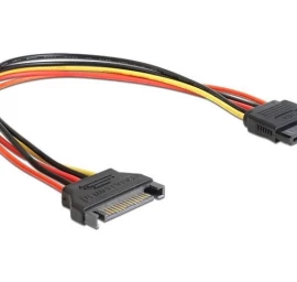 SATA Extension Cable M/F 15PIN 30cm
