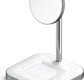 satechi Magnetic 2in1 - Atskiras Magnetinis įkroviklis Dviem įrenginiams, Suderinamas Su magsafe įkrovimu (kosminės Pilkos Spalvos)