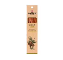 Sattva Natūralūs Indiški Smilkalai Cedar - 15 Lazdelių.