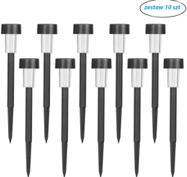 Saulės Energija Maitinama Led Lempa, 4,7 X 30,5 Cm, Plastikas, 10 Vnt. Rinkinys