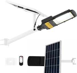 Saulės Gatvės Lauko šviestuvas Su Sutemų Jutikliu 60 X Led 200 W Pilotas