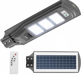 Saulės Gatvės žibintas Su Judesio Ir Sutemų Jutikliu 60 X Led 300 W Pilotas