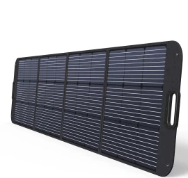 Saulės įkroviklis 200w Nešiojamasis Saulės Kolektorius Juodas