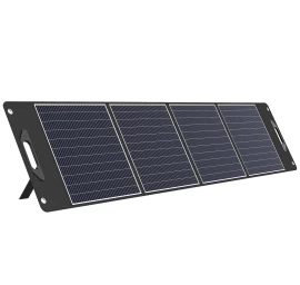 Saulės Kempingo įkroviklis Saulės Baterija Sulankstoma 300w Juoda