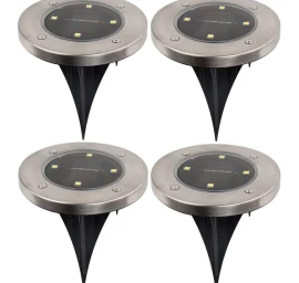 Saulės Lempa 4 Vadovaujama Smd žemės Laužymo Kpl.4pcs