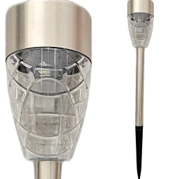 Saulės Lempa 5,5x39,5 Cm Prizmė Inox