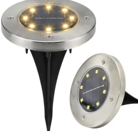 Saulės Lempa 8 Led Smd, Kurią Galima įleisti į žemę 1 Vnt.