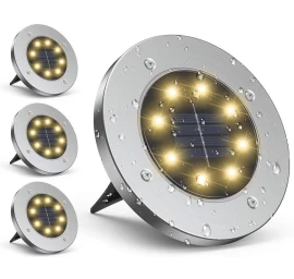 Saulės Lempa 8 Vadovaujama Smd žemės Laužymo Kpl.4pcs