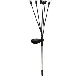Saulės Lempa šokantys Vėjyje Balti Kamuoliai 6 Led 72cm šaltai Baltos Spalvos