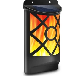 Saulės Sieninis šviestuvas šokančios Liepsnos 36 Led