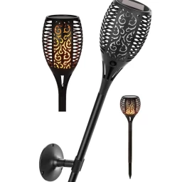 Saulės Toršeras Lempa šokančios Liepsnos 3in1 10x10x86cm 12 Led