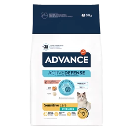 Sausas maistas katėms Advance Sterilized (lašiša,miežiai) 10 kg
